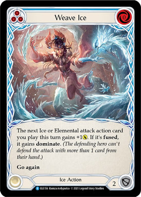 Weave Ice (Blue) [ELE156] [Tales of Aria] 1st Edition Normal