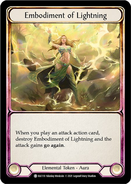 Embodiment of Lightning // Titan's Fist [ELE110 // ELE202] [Tales of Aria] Unlimited Edition Normal