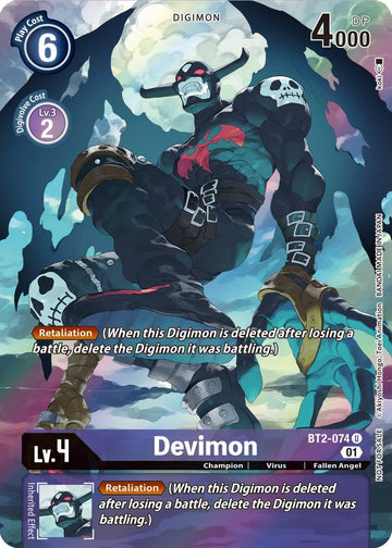 Devimon (1-Year Anniversary Box Topper) [BT2-074] [Release Special Booster 1.0] Foil