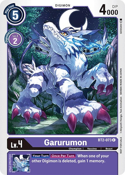 Garurumon (Official Tournament Pack Vol.3) [BT2-073] [Release Special Booster 1.0]
