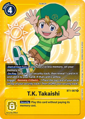 T.K. Takaishi (Official Tournament Pack Vol.3) [BT1-087] [Release Special Booster 1.0]