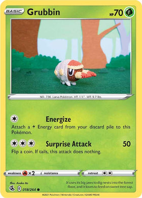 Grubbin [018/264] [Fusion Strike] Reverse Holofoil