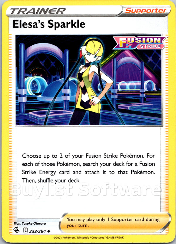 Elesa's Sparkle [233/264] [Fusion Strike]