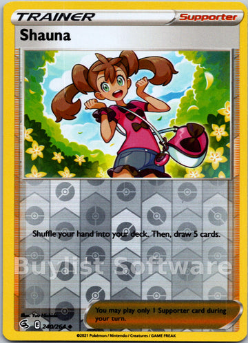 Shauna [240/264] [Fusion Strike] Reverse Holofoil