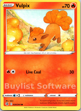 Vulpix [028/264] [Fusion Strike]