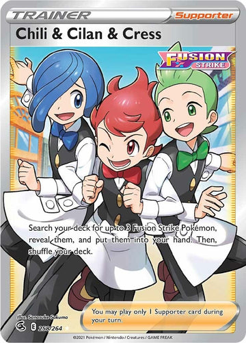 Chili & Cilan & Cress [258/264] [Fusion Strike] Holofoil