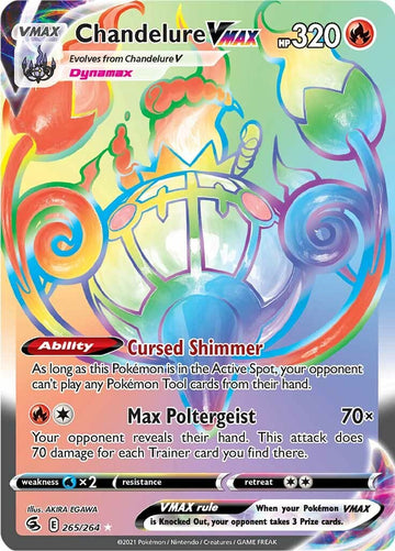 Chandelure VMAX [265/264] [Fusion Strike] Holofoil