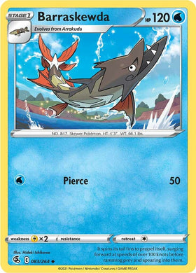 Barraskewda [083/264] [Fusion Strike] Reverse Holofoil