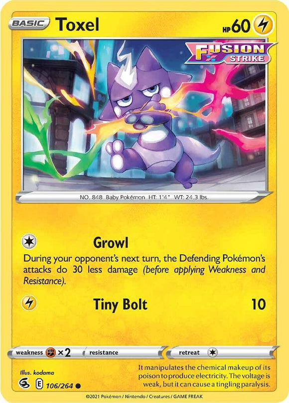 Toxel [106/264] [Fusion Strike] Reverse Holofoil