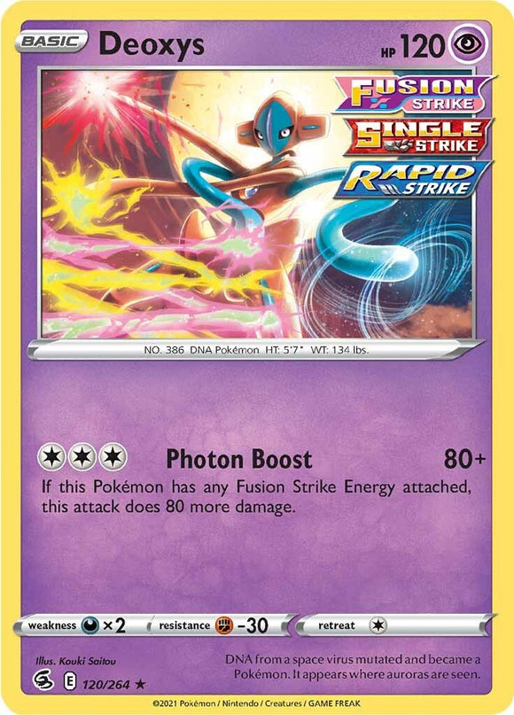 Deoxys [120/264] [Fusion Strike] Reverse Holofoil