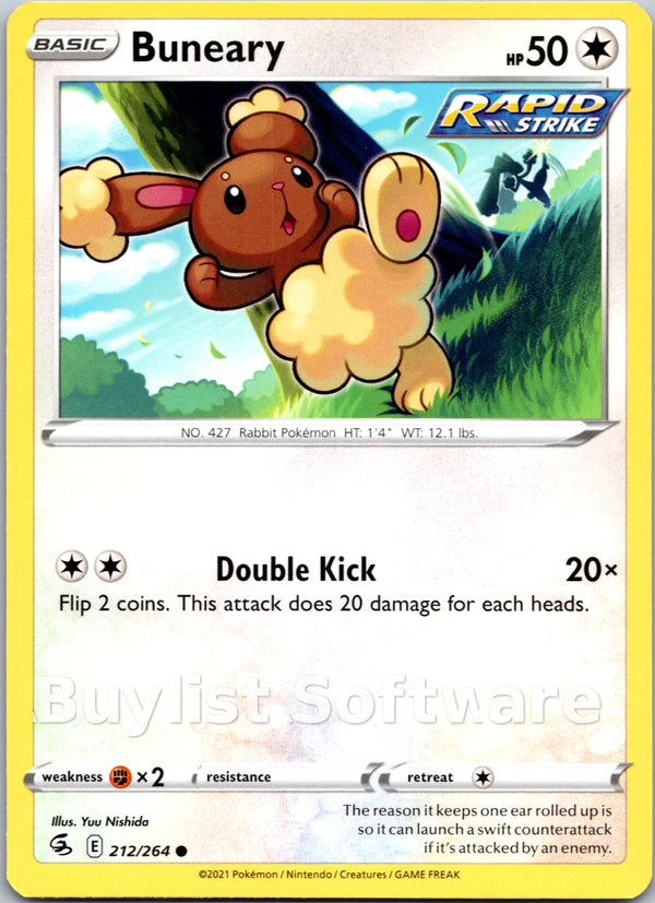 Buneary [212/264] [Fusion Strike] Reverse Holofoil