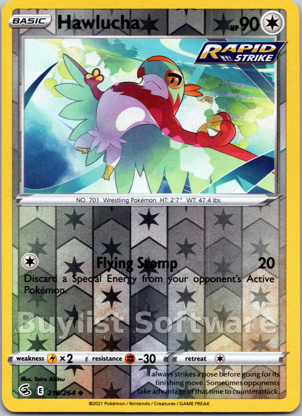 Hawlucha [216/264] [Fusion Strike] Reverse Holofoil