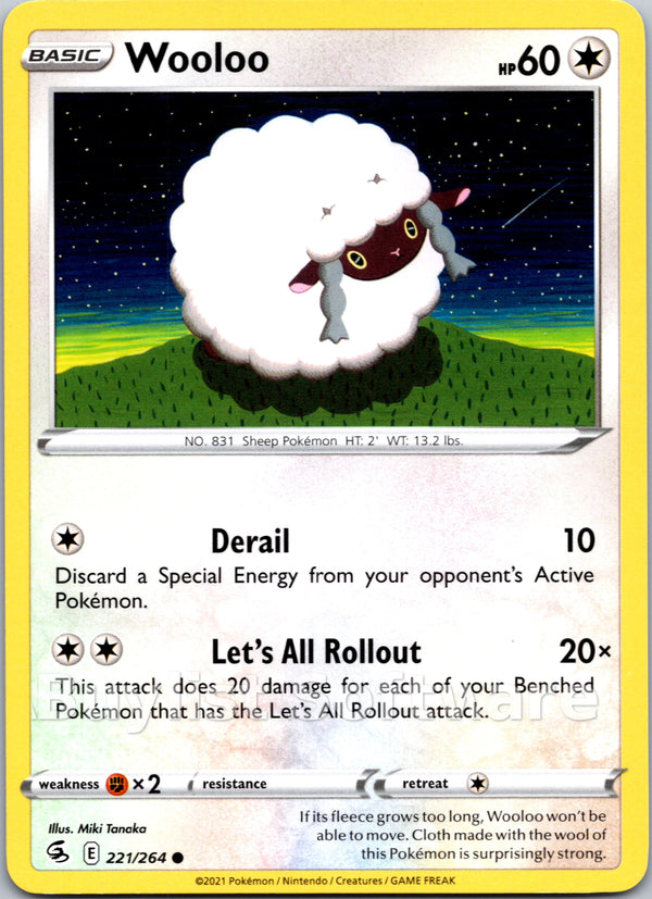 Wooloo [221/264] [Fusion Strike] Reverse Holofoil