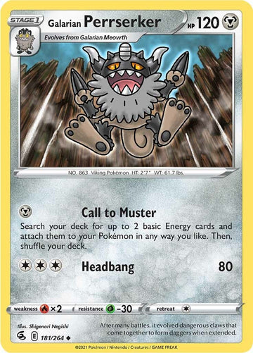 Galarian Perrserker [181/264] [Fusion Strike]