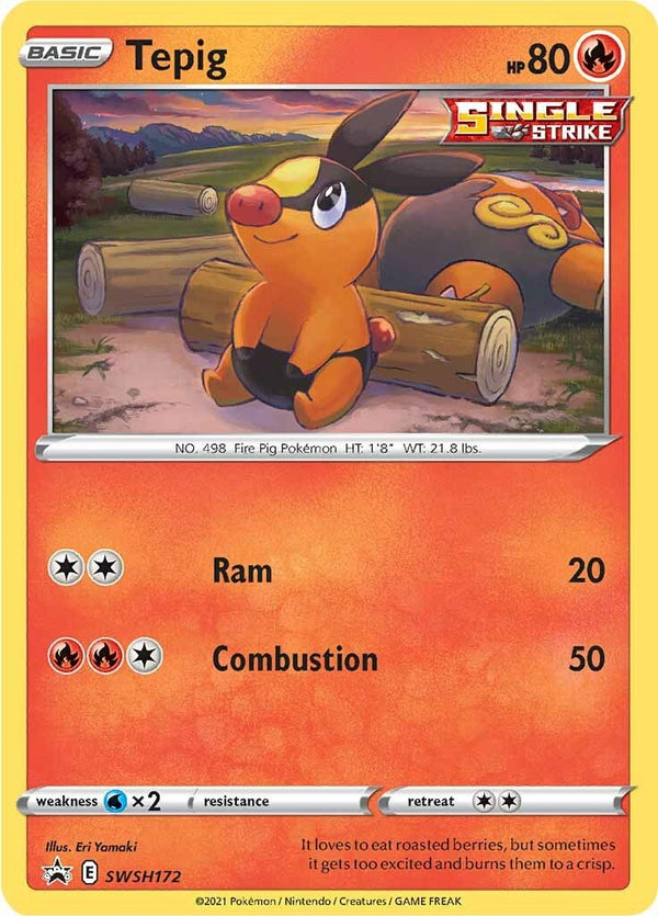 Tepig [SWSH172] [Sword & Shield Promo Cards] Holofoil