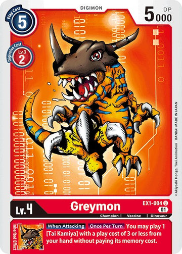 Greymon [EX1-004] [Classic Collection]