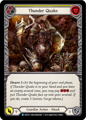Thunder Quake (Yellow) [EVR025] [Everfest] 1st Edition Normal