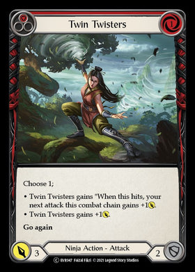 Twin Twisters (Red) [EVR047] [Everfest] 1st Edition Rainbow Foil
