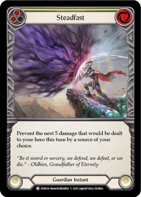 Steadfast (Yellow) [EVR034] [Everfest] 1st Edition Rainbow Foil