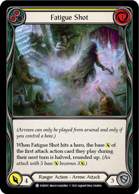 Fatigue Shot (Yellow) [EVR095] [Everfest] 1st Edition Rainbow Foil
