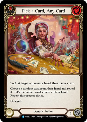 Pick a Card, Any Card (Red) [EVR167] [Everfest] 1st Edition Normal