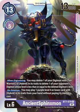 AncientSphinxmon [BT7-078] [Next Adventure] Foil