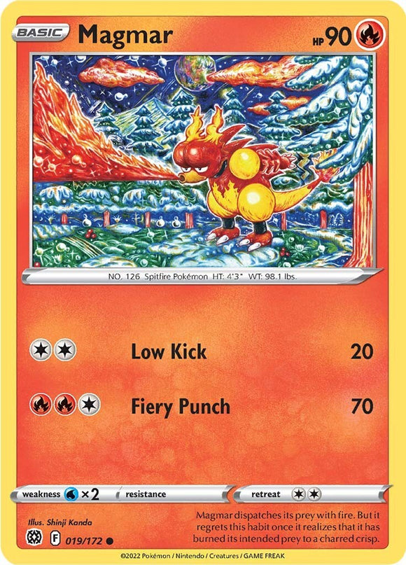 Magmar [019/172] [Brilliant Stars] Reverse Holofoil