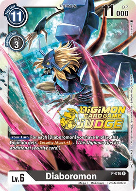 Diaboromon (Judge Pack 1) [P-016] [Digimon Promotion Cards] Foil