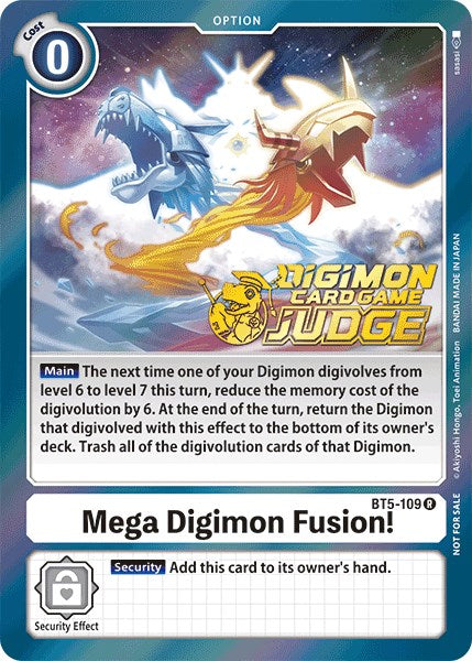 Mega Digimon Fusion! (Judge Pack 1) [BT5-109] [Battle of Omni] Foil