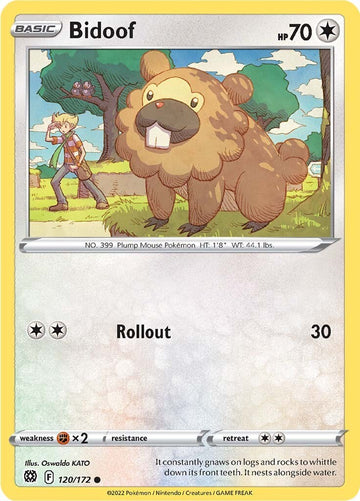 Bidoof [120/172] [Brilliant Stars] Reverse Holofoil