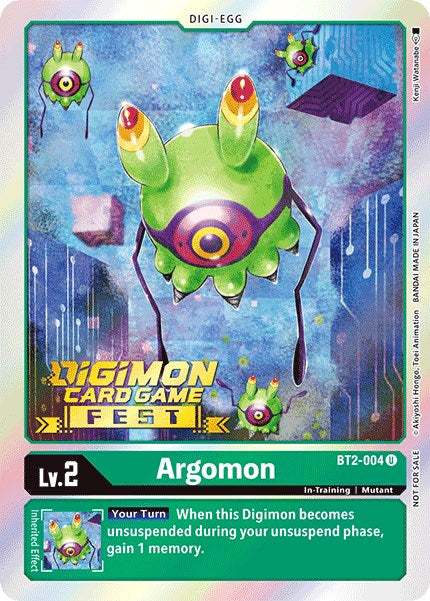 Argomon - BT2-004 (Digimon Card Game Fest 2022) [BT2-004] [Release Special Booster 1.0] Foil