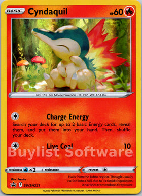 Cyndaquil [SWSH221] [Sword & Shield Promo Cards] Holofoil