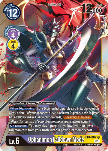 Ophanimon Falldown Mode [BT8-082] [New Awakening] Foil