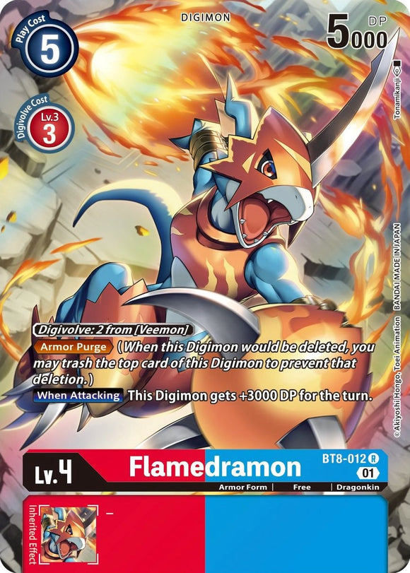 Flamedramon (Alternate Art) [BT8-012] [New Awakening] Foil