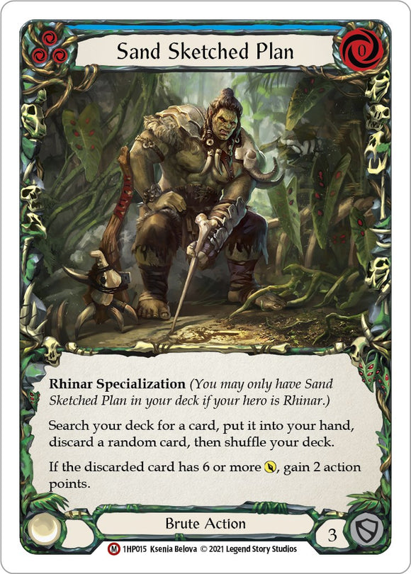 Sand Sketched Plan [1HP015] [History Pack Vol.1]