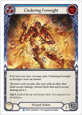 Cindering Foresight (Blue) [1HP319] [History Pack Vol.1]