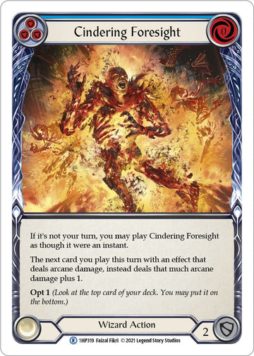 Cindering Foresight (Blue) [1HP319] [History Pack Vol.1]