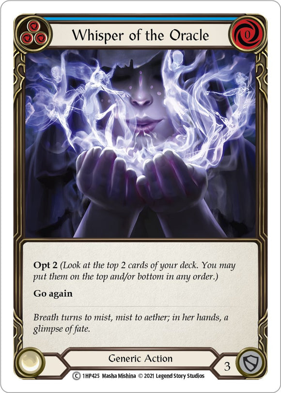 Whisper of the Oracle (Blue) [1HP425] [History Pack Vol.1]