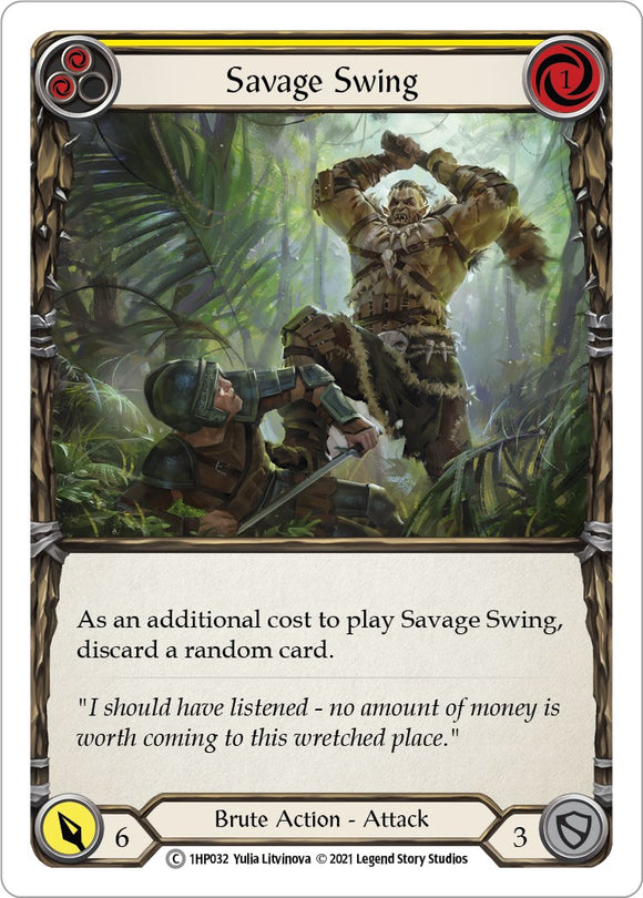 Savage Swing (Yellow) [1HP032] [History Pack Vol.1]