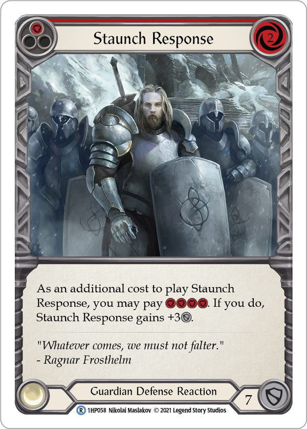 Staunch Response (Red) [1HP058] [History Pack Vol.1]