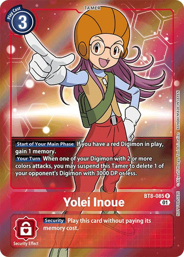 Yolei Inoue (Box Topper) [BT8-085 R] [New Awakening] Foil