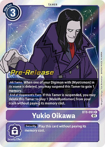 Yukio Oikawa [BT8-093 R] [New Awakening Pre-Release Cards] Foil