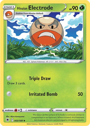 Hisuian Electrode [003/189] [Astral Radiance] Reverse Holofoil