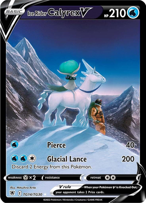 Ice Rider Calyrex V [TG14/TG30] [Astral Radiance Trainer Gallery] Holofoil