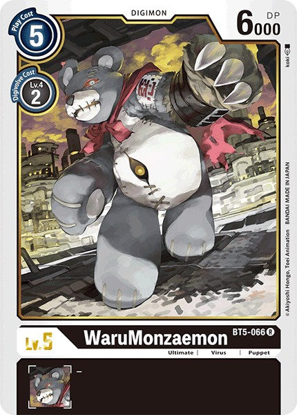 WaruMonzaemon (Demo Deck Exclusive) [BT5-066 R] [Digimon Demo Deck Exclusive Cards]
