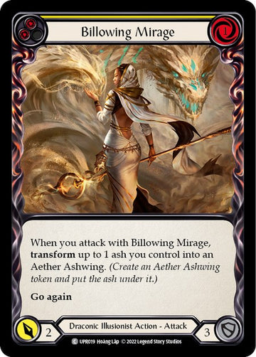 Billowing Mirage (Yellow) [UPR019] [Uprising] Rainbow Foil