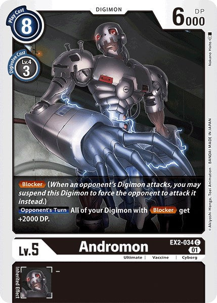 Andromon [EX2-034 C] [Digital Hazard]