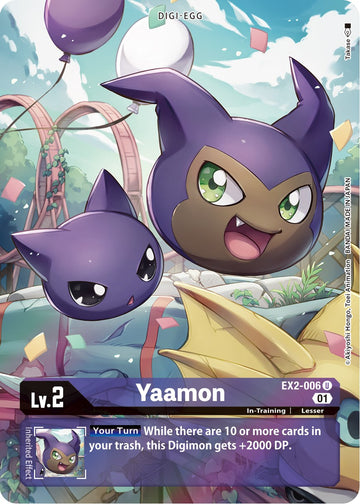 Yaamon (Alternate Art) [EX2-006 U] [Digital Hazard] Foil