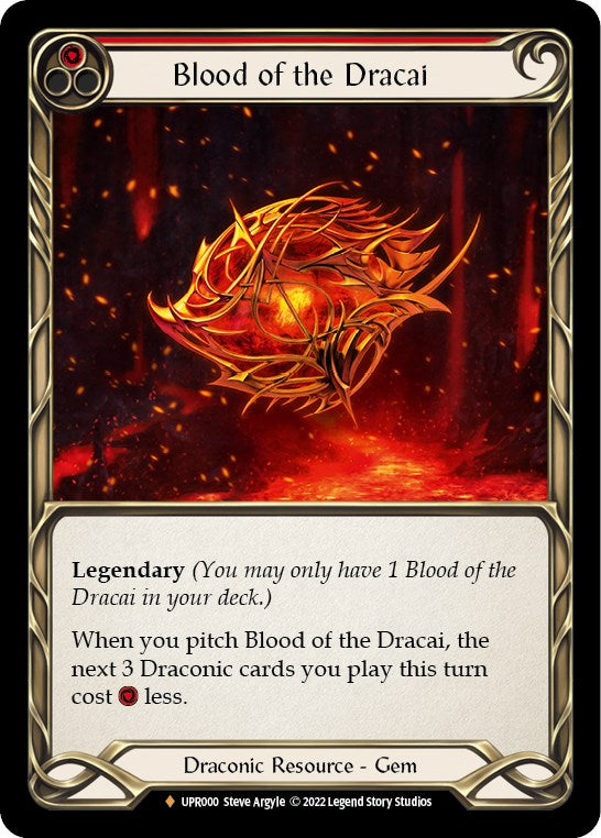 Blood of the Dracai [UPR000] [Uprising] Cold Foil