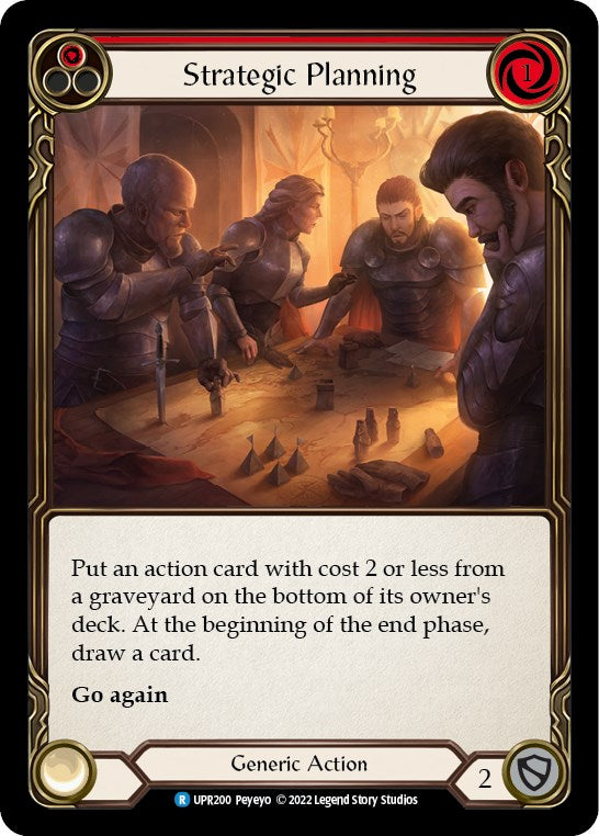 Strategic Planning (Red) [UPR200] [Uprising] Rainbow Foil
